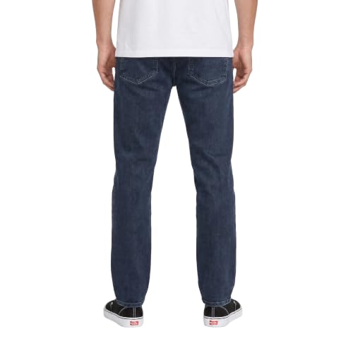 Image of Volcom Men's Solver Stretch Denim Jeans-Modern Fit Pant
