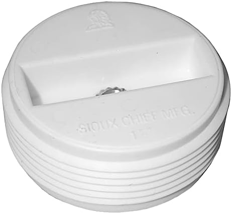 3 PVC Countersunk C/O PLUG With Ins