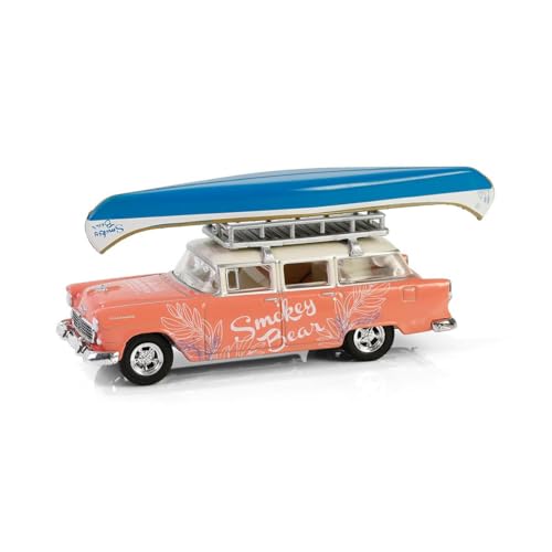 1/64 1955 Two-Ten Townsman con portaequipajes y canoa