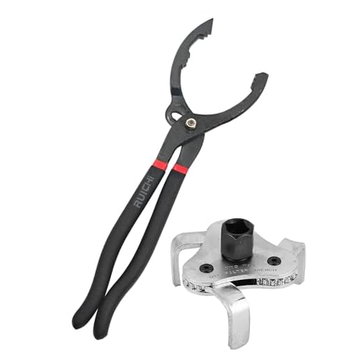 Hahhhha 12" Adjustable Oil Filter Pliers