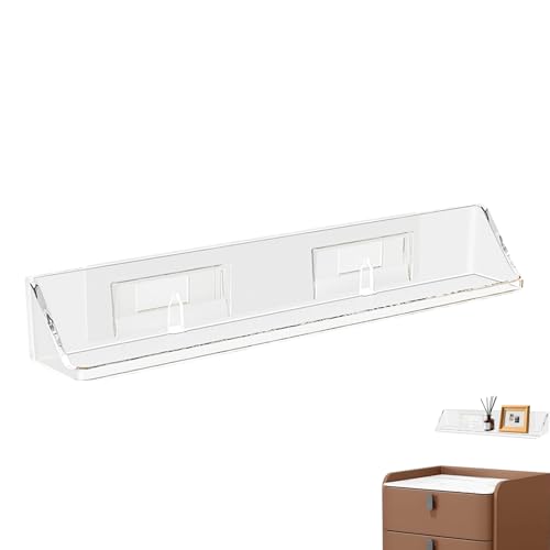 Genérico Estantes Flotantes de Acrílico | Soporte Organizador Invisible - Perfumera,para Baño Cocina Ducha Decoración Perfumes Vasos Álbum Maquillaje