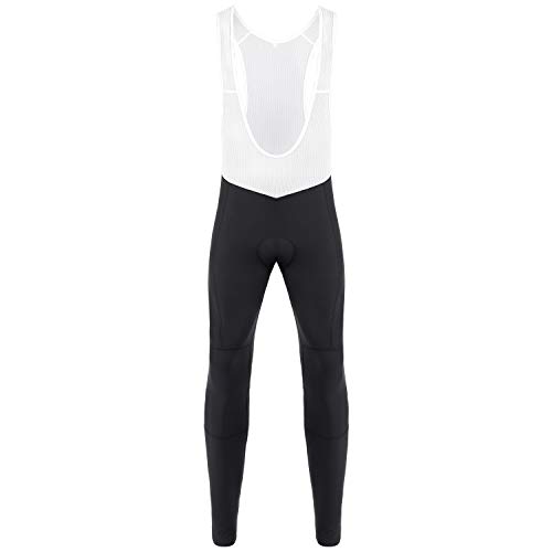 Dooy Men' Cycling Bib Pants 4D Padded Bike Tights Compression Thermal Bicycle Long Legging, Breathable & Better Fit(Black,4Xl) #TOP9