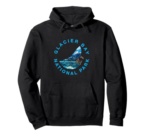 Glacier Bay Whale Silhouette Hoodie