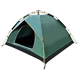 Carpa De Campamento Familiar para 3-4 Personas, Carpa Emergente Automática Impermeable con Ventanas, Mochila Portátil para Acampar Y Caminar En El Jardín De Picnic