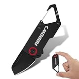 ARROW Small Folding Pocket Knife, 1.3-Inch Stainless Steel Blade, EDC Mini Pocket Knife with Bottle Opener, Gift for Men Women