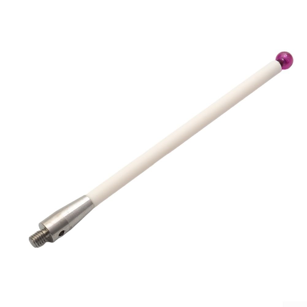 CMM Touch Probe Stylus, A-5000-3712 Punta de sonda CNC con bola de 6 mm, para inspección y medición de metalurgia, para máquinas de medición por coordenadas, vástago de 100 mm de longitud