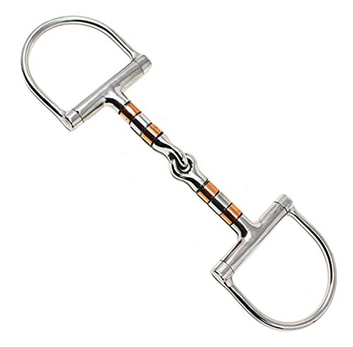 Mors équin professionnel 12,7 cm pour cheval tendu avec rouleaux cuivre