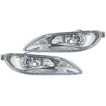 Silscvtt Fog Lights Replacement for Toyota Corolla 2005-2008 Toyota Camry 2002-2004 Toyota Solara 2002-2003 Clear Lens with H11 Bulbs Left and Right Side