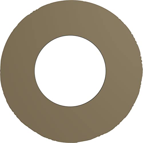 Image of Ekena Millwork CM09CL Claremont Ceiling Medallion, 9 inchOD x 4 1 /2 inchID x 1 /2 inchP, Factory Primed (Pack of 2)