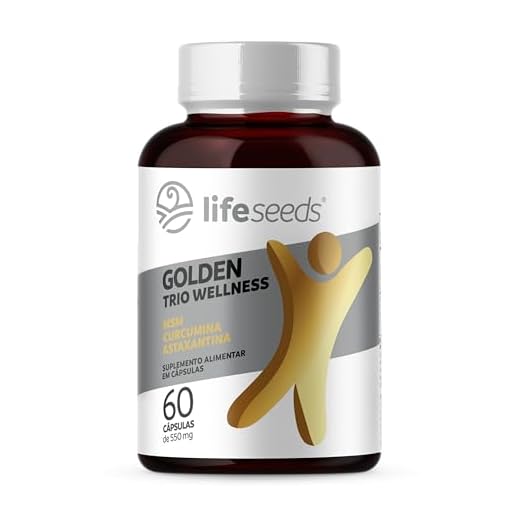 GOLDEN TRIO WELLNESS – MSM 500mg + Curcumina 130mg + Astaxantina 2mg – 60 Cápsulas