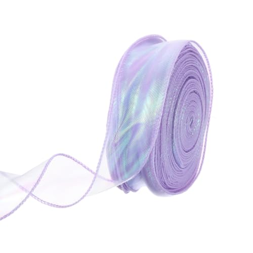 MECCANIXITY Ruban organza 1.5" 50 verges violet