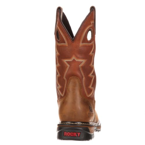 Image of ROCKY Men's Original Ride Branson Saddle Roper Waterproof Western Boot