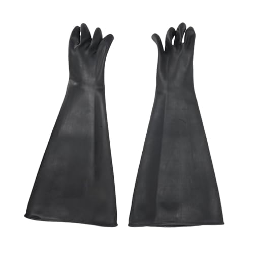 Guantes de chorro de arena SEAFRONT de látex para gabinetes de seguridad y cajas secas 6