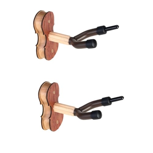 FAVOMOTO Pcs Violin Wall Mount Hanger Red Wood for Violin Safe and Easy Installation