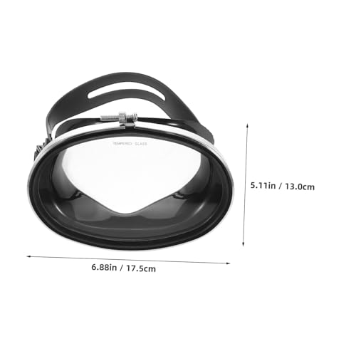 Masque de plongée étanche et confortable avec vision nette en verre trempé
