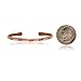 Feather Pure Copper Certified Authentic Handmade Navajo Native American Cuff Bracelet