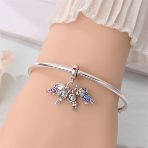 Image of 925 Sterling Silver Charms,Hypoallergenic Beads,Compatible with Pandora Bracelets and Necklaces,Women Holiday Gift Pendants