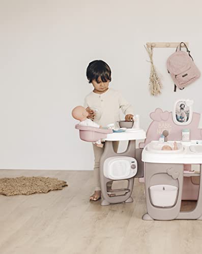SMOBY Baby Nurse Grande Maison des Bébés Cuisine Salle de Bain et Chambre Fabriqué en France - vue 5