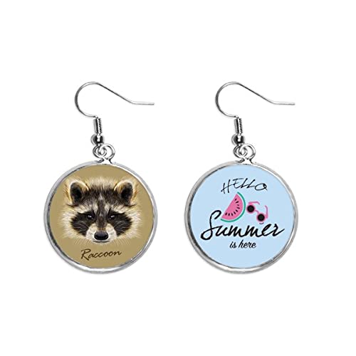 Pendientes de sandía y mapache para tus looks de verano
