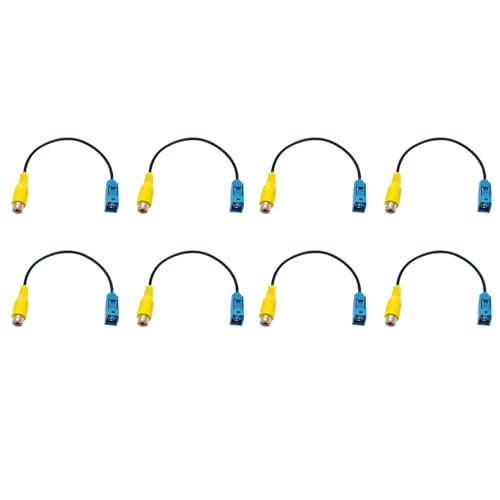 Glayent 8X Fakra-Umkehr-AV-IN-Kamera-Videoanschluss Kabelparkadapter - FakraVideokabeladapter