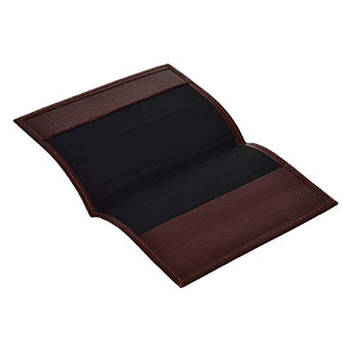 ORENAME Leather British Passport Cover Passport Holder Slim Passport Cover for Travel, Gift Women & Man, Vaccine Card Slot ​(Brown)