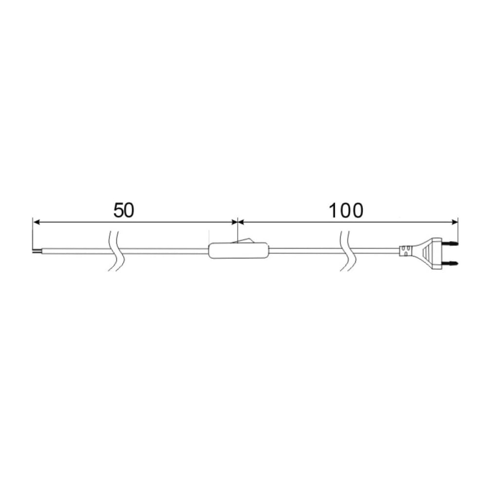 5 x Schalter für Lampe, schwarz, 220 V, 2,5 A, Kabel 100 cm, 1 m italienischer Stecker 10 A, Anschlusskabel 50 cm mit Kabelschuh, ideal für Tischlampen, Nachttischlampen, Schlafzimmer