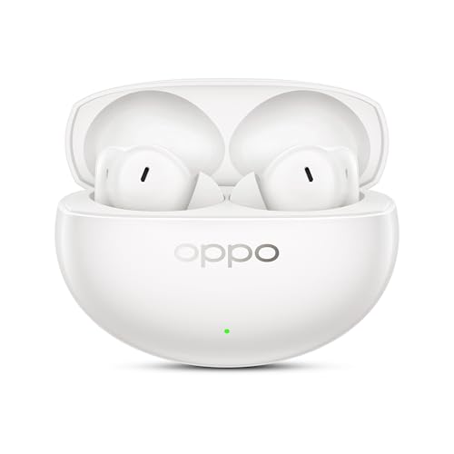 Image of OPPO Enco Air5 Pro True Wireless in Ear Earbuds, 55dB ANC, LHDC 5.0 Hi-Res Audio, 12mm Dynamic Driver, 54H Playtime, Low Latency Gaming & Fast Charging (Pearl White)