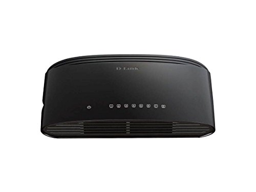 Image of D-Link Ethernet Switch, 8-Port Gigabit Plug n Play Compact Design Fanless Desktop (DGS-1008G), Black