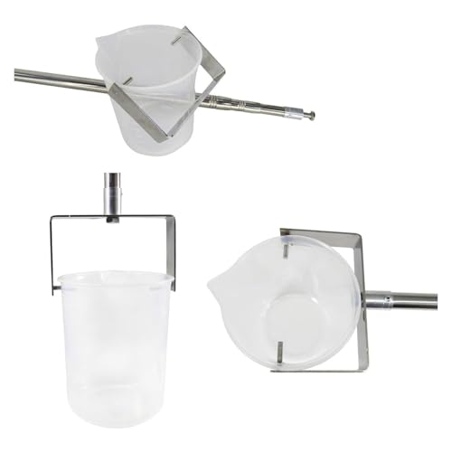 Edelstahl-Wasserprobenbecher mit Teleskopstange, tragbarer Probeneimer für Lake River Collection