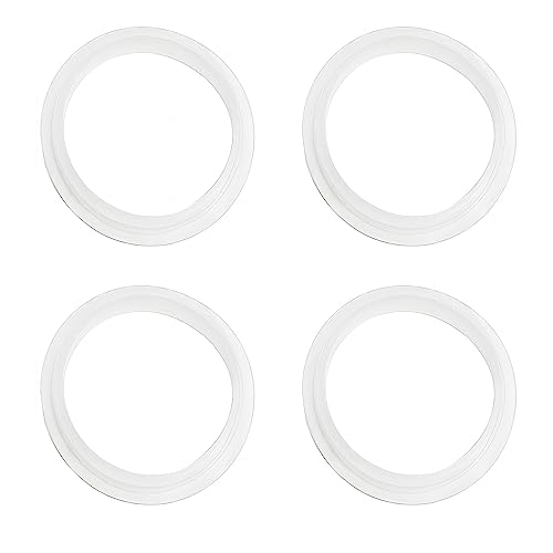 Qrity Arandela de Fregadero de Goma 32mm, Lavabo de Lavabo Junta Tórica, Tapón de Baño Juntas Tóricas, Junta para Desagües Bañera Juntas, Tapón de Clic de Goma Transparente, Sello Labial