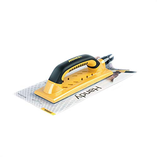 Mirka Handige handschuurmachine met klittenband en afzuiging voor 80x230mm schuurstroken, schuurblok voor het schuren van plamuur, gips, hout, stofvrij schuren, 8391200111 - Afbeelding 8