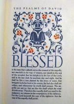 Hardcover The Psalms of David; Decorated by Valenti Angelo. First Edition Book