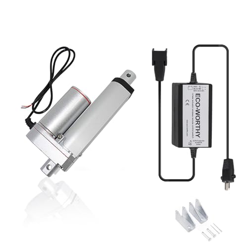 Attuatore Lineare 12V Con Telecomando - 2 Pezzi Da 350 Mm Per Sollevamento - Foto 2