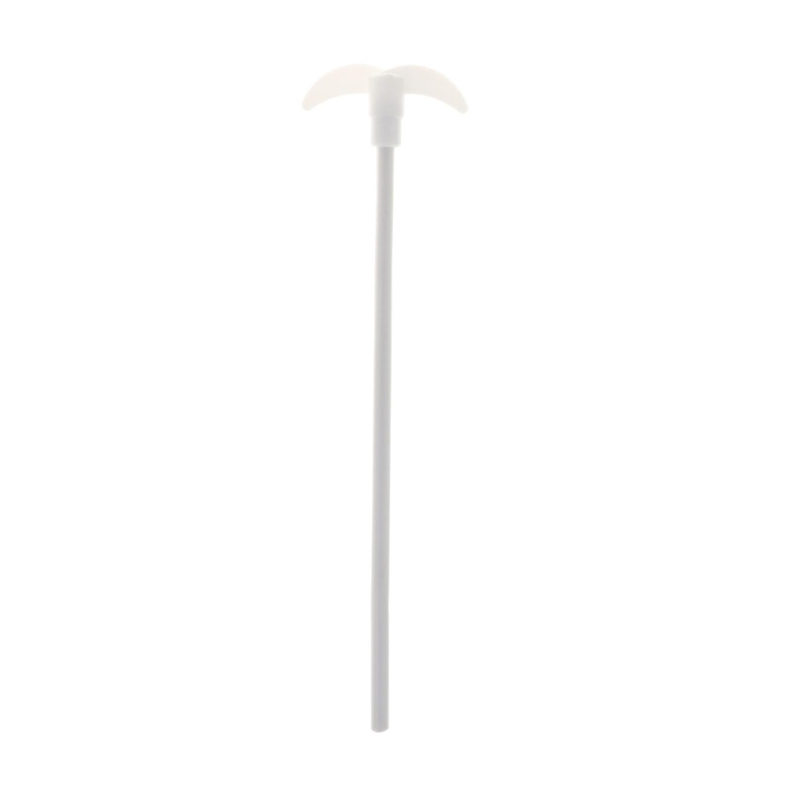 Varilla agitadora de eje agitador de PTFE Eje mezclador agitador de PTFE con paletas plegables, varillas agitadoras for experimentos de laboratorio científico(L 450mm Oar Dia 90mm)