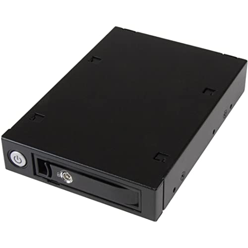 StarTech.com Backplane pour disque dur SAS II / SATA III 6 Gb/s de 2,5' - Rack mobile HDD / SSD avec échange à chaud (SATSASBP125)