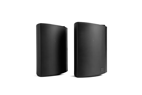 Image of Definitive Technology Dymension AW-550 Outdoor Speaker (Black, Pair), Two-Way Surface Mount, 5.25" Woofer, 1” Tweeter, & 5”x8 Passive Bass Radiator, IP66 All-Weather Wired Outdoor Speakers (Renewed)