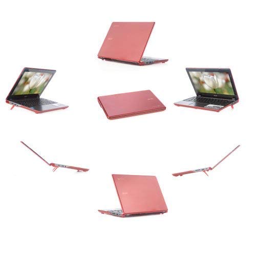 Red iPearl mCover Hard Shell Case for 11.6" Acer C720 C720P C740 Series ChromeBook Laptop (NOT Compatible with Newer 11.6" Acer Chromebook 11 C730 / CB3-111 / CB3-131 Series Laptop) - Thumbnail 7