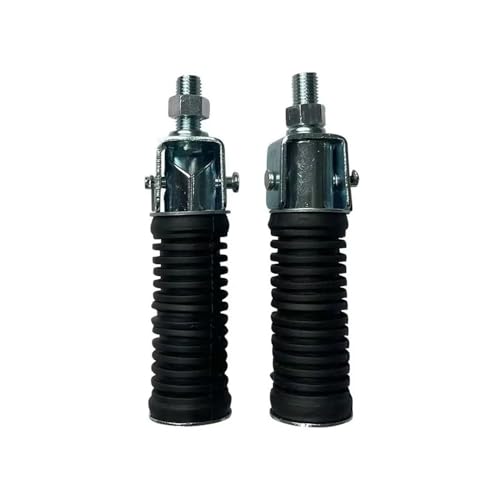 Repose-pieds moto universels 10mm en alliage robuste avec filetage mâle pour une stabilité maximale