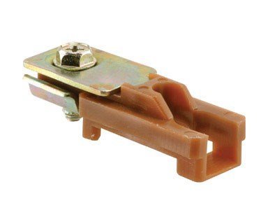 Soporte de acero recubierto de plástico Prime-Line para puertas plegables, paquete de 1 miniatura 1