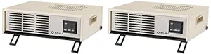 Bajaj Blow Hot 2000 Watts Fan Heater (White/Black) (Pack of 2)