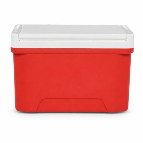 Image of Small Cooler 9 Quart Laguna Ice Chest, 13 Can Capacity Portable Hard Cooler with Lid, Compact Insulated Cooler for Camping, Beach, Picnic & Travel - Red