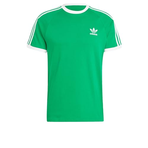 Taglio regolare ADIDAS 3-Stripes Tee T-Shirt, Green, M Uomo