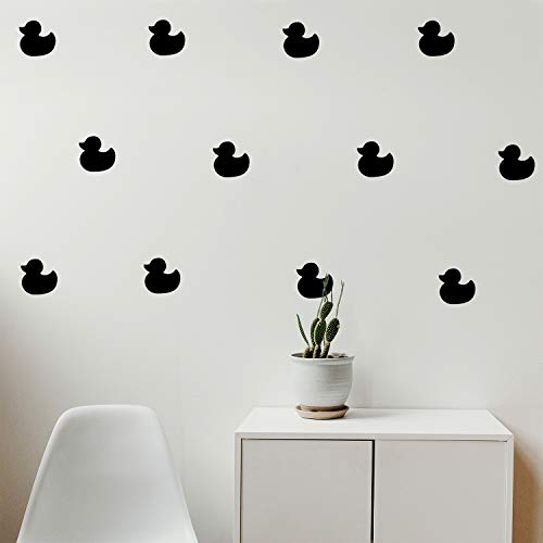 Set de 12 Vinilos Decorativos Pato 5x5 pulg miniatura 2