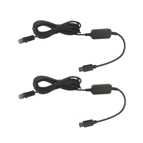 SZFMSWE Radar Detector Power Cord Type C to RJ11 Plug Cable for Uniden R3 R4 R7 R8 R1, Escort MAX360 9500ix 8500 X80 7500 6800, Valentine One, Beltronics(4FT*2) -  RDrj11