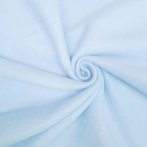 Image of American Baby Company Fleece Blanket (30 inch x 40 inch) with Silk-Like Satin Trim, Soft, Warm & Cozy, Blue, for Boys and Girls, Perfect for Baby Carrier, Stroller, Travel and Gifting