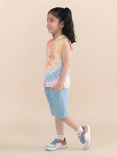Image of POLKA TOTS 100% Pure Cotton T-Shirt and Shorts Combo For Boys | Summer Dress & Beach Wear for Boys and Toddlers | Breathable Premium Fabric Co-Ord Set Kids | Relaxed Fit Casual Summer Outfit for Kids
