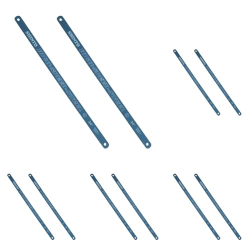 儀(Takagi) TAKAGI 金切鋸刃 ステンレス用 中目 250mm 2枚入 HS-34 日本製 JIS適合 24山 ステンレス パイプ 替刃 (× 5)