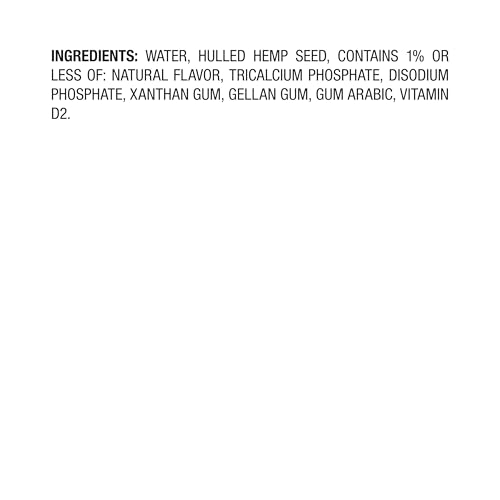 Image of Pacific Foods All Natural 32Oz Boxes Keto Friendly, Unsweetened Hemp - Vanilla, 384 Fl Oz, Pack of 12
