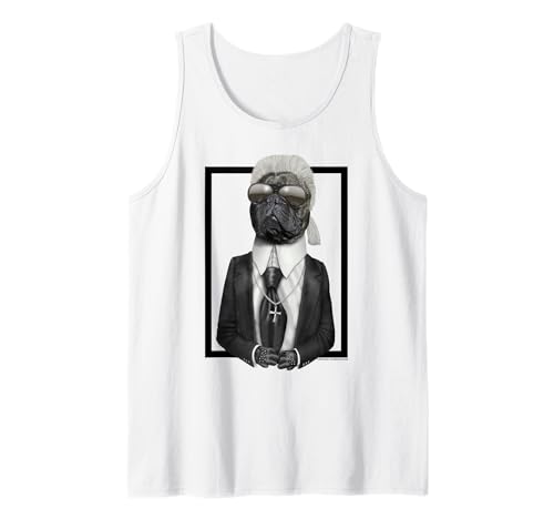 Pets Rock Diseñador de Moda Perro Camiseta sin Mangas
