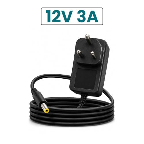 Image of 12V 3 AMP DC Power Supply Adapter | 12V3A SMPS for LCD Monitor, TV, LED Strip Light, CCTV Camera, SETTOP Box, BROADBAND ROUTERS, DVR, Toys & Ride ON CAR| 12V 3A ADP